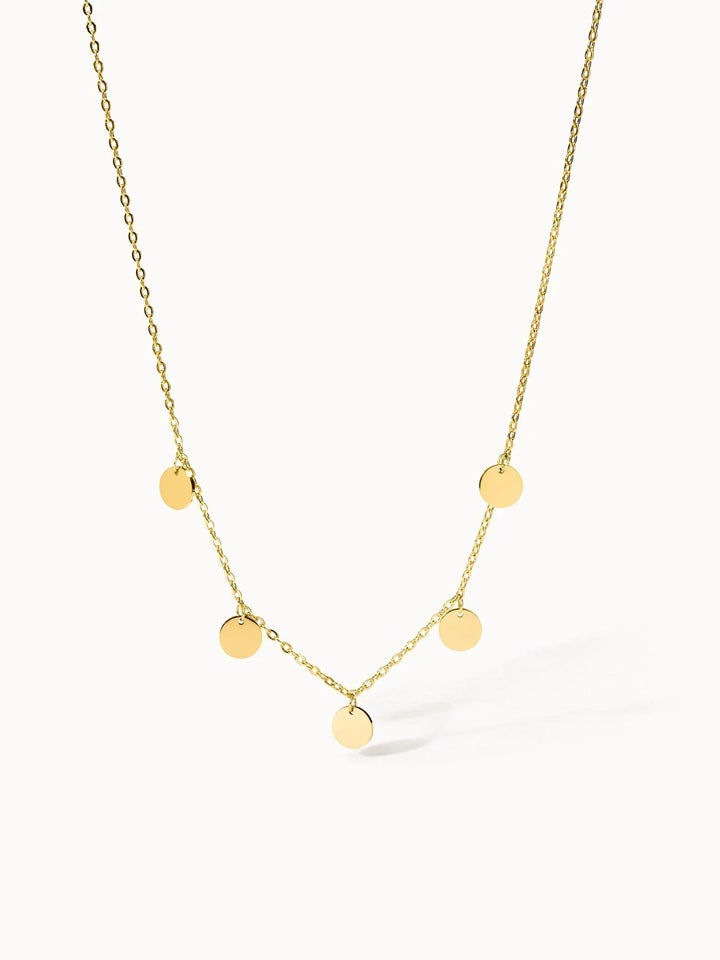 Collier Bouddha coloré | Or blanc