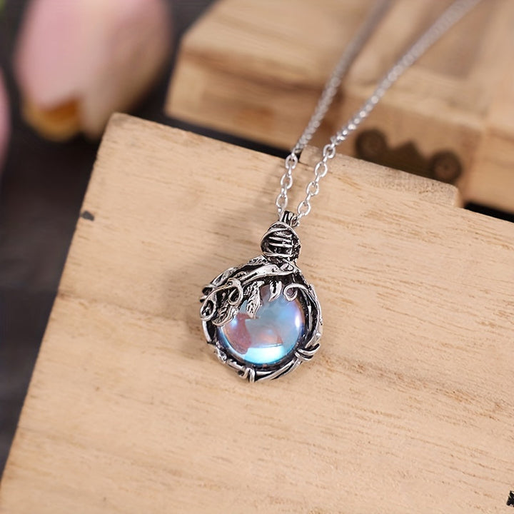 Collier Maria avec pierre de lune | Or
