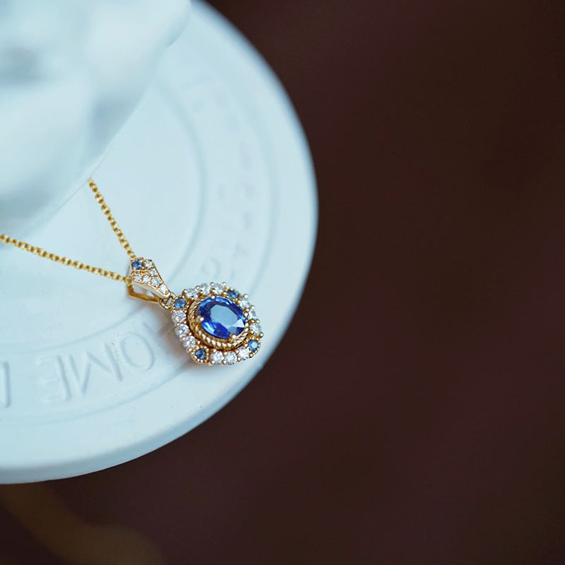 Collier pendentif céleste royal | Or