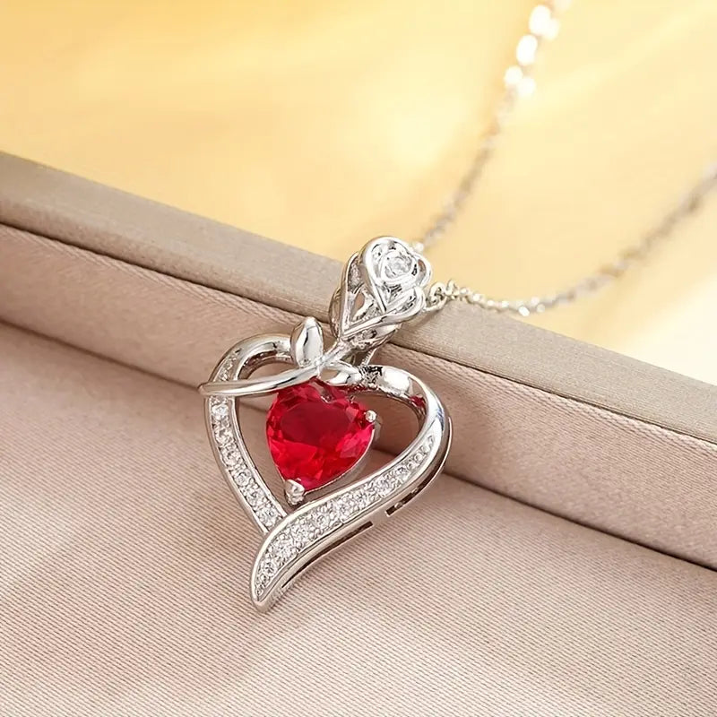 Collier Rosira voile ambré | Or blanc