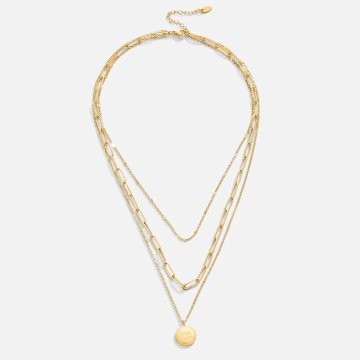 Collier à couches avec pièces « Janie » | Or