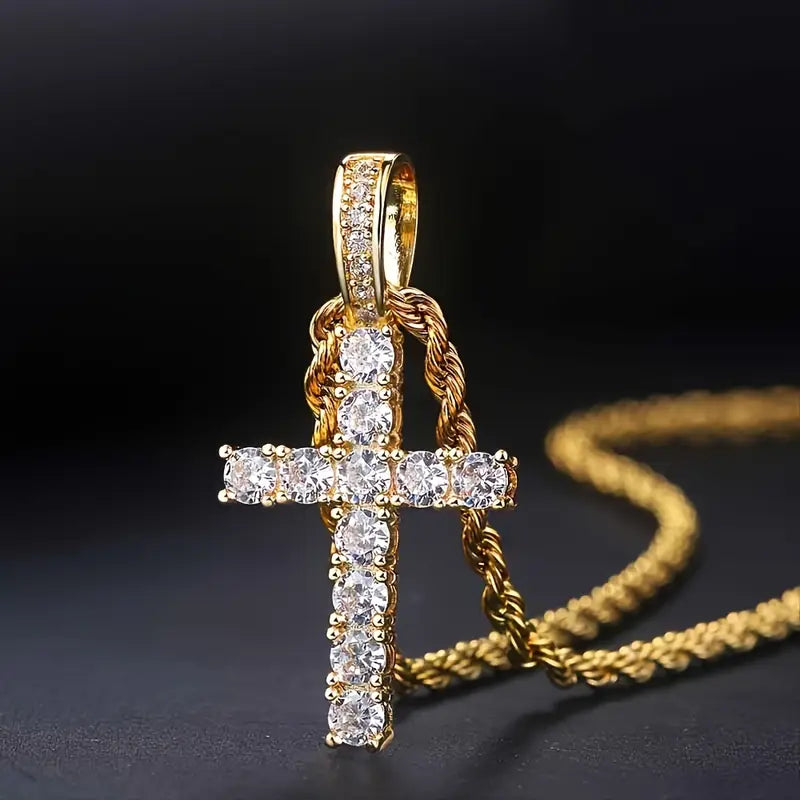 Collier avec croix | Or