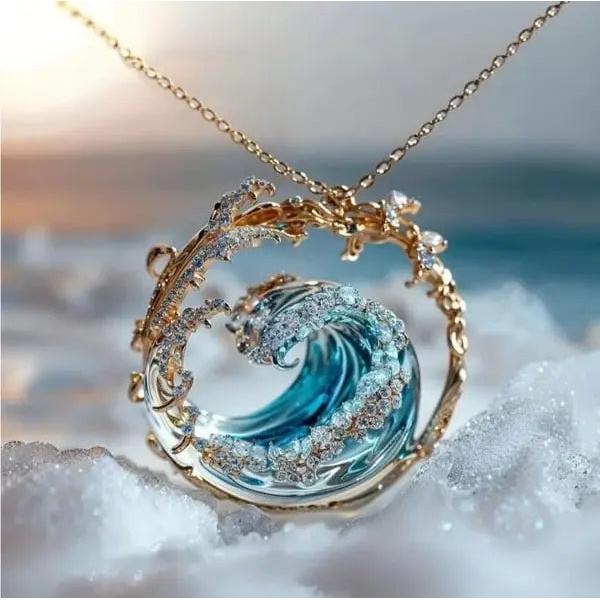 Collier serment de l'océan | Or