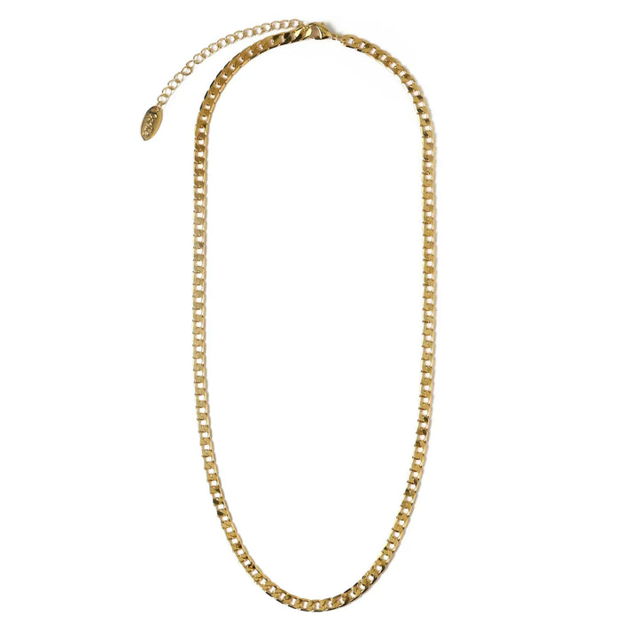 Collier en chaîne à maillons Plats | Or