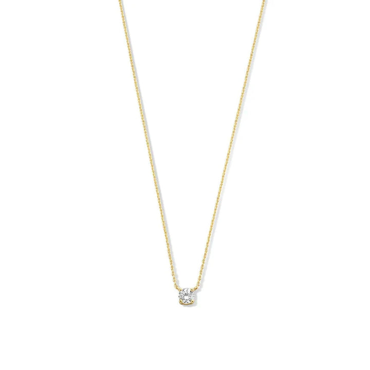 Collier en pierre moissanite Cléa | Or