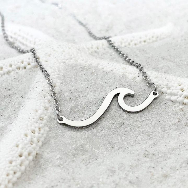 Collier de la mer | Or blanc