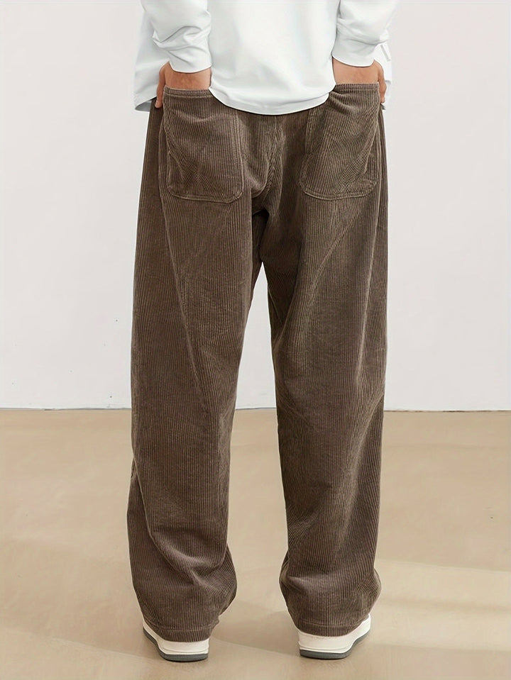 Gabriel | Pantalon homme en velours côtelé à coupe ample