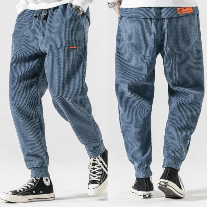 Julien | Pantalon homme en velours côtelé à coupe décontractée