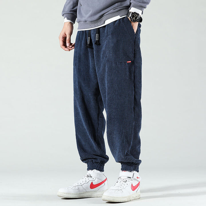 Julien | Pantalon homme en velours côtelé à coupe décontractée