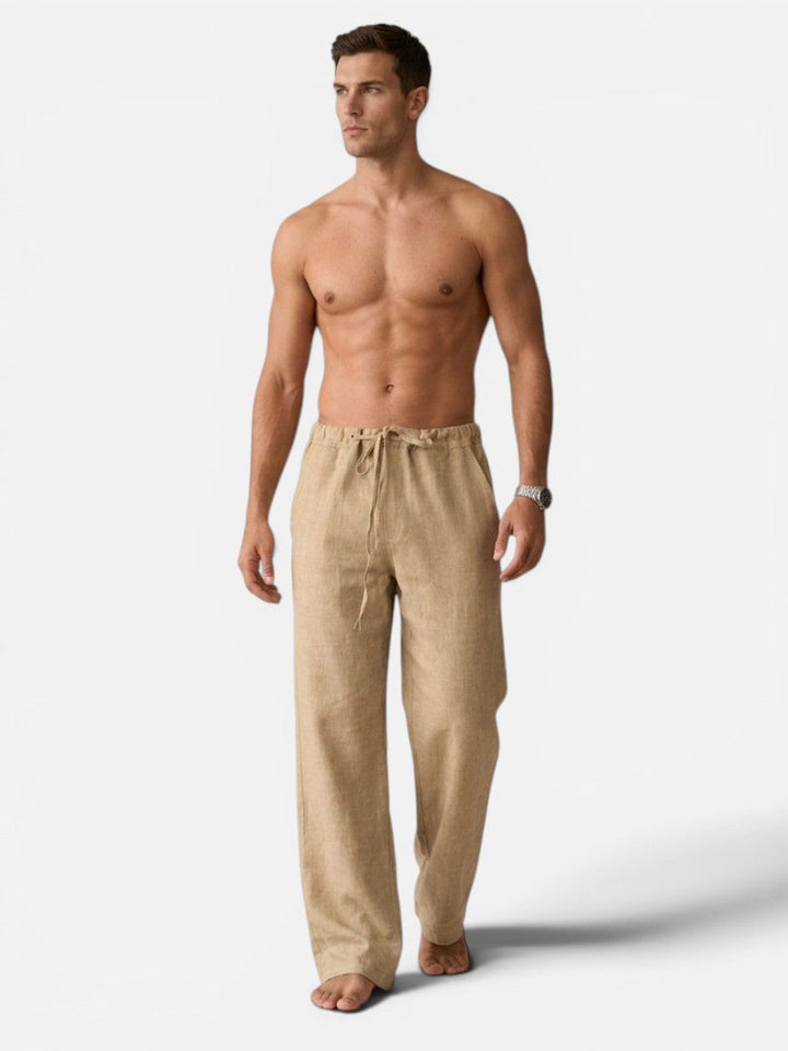 Benoît | Pantalon en lin pour homme à coupe décontractée