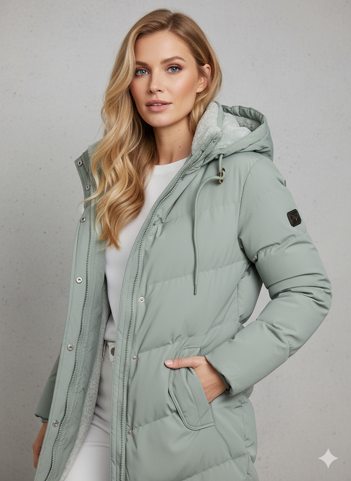 Veste Femme Longue | Avec Capuche & Doublure Chaude