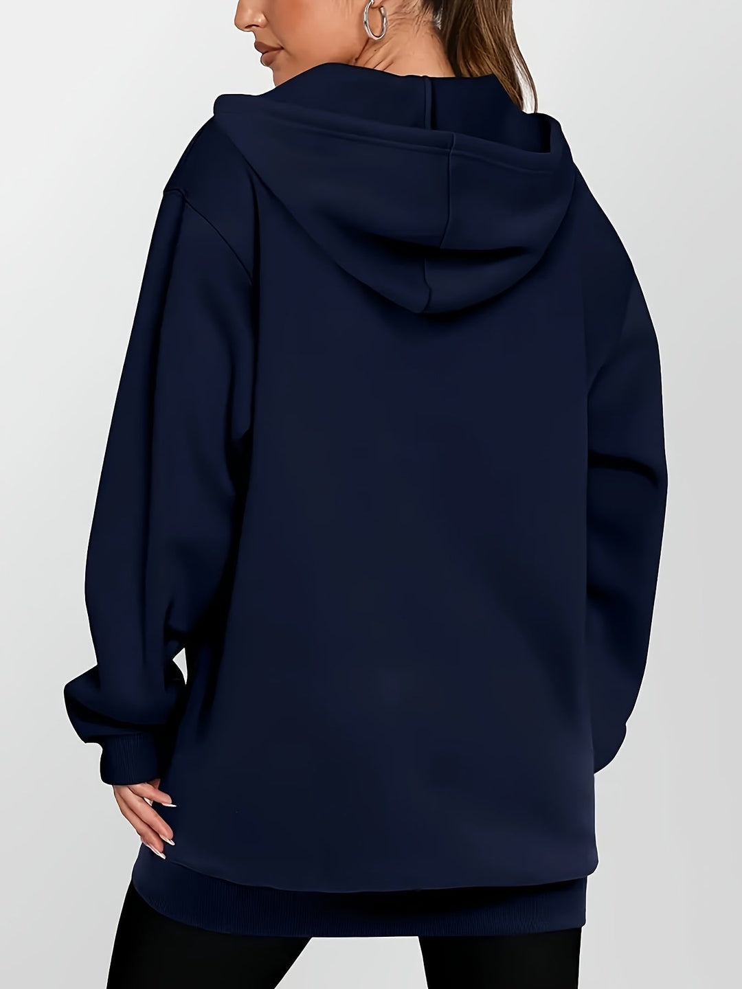 Sweat à capuche pour femme | Poches pratiques et coupe longue confortable