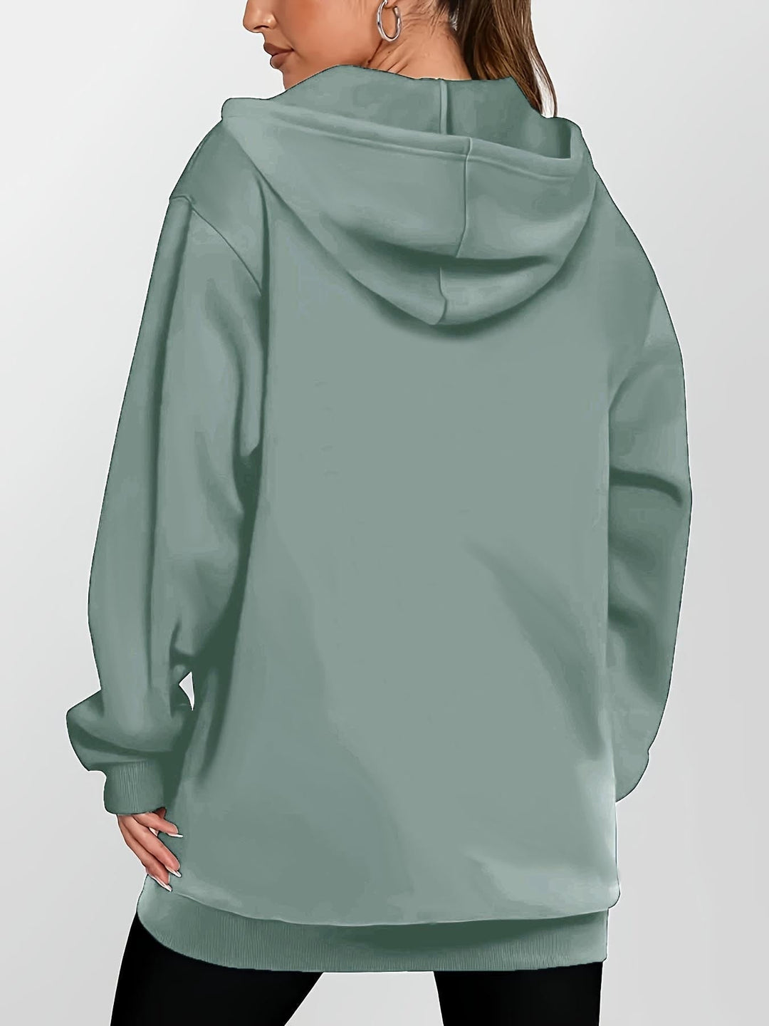 Sweat à capuche pour femme | Poches pratiques et coupe longue confortable
