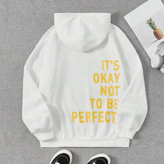 Sweat à capuche femme | Doux avec imprimé statement