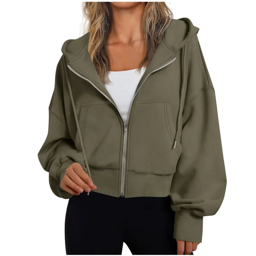 Sweat à capuche femme | Fermeture éclair & capuche