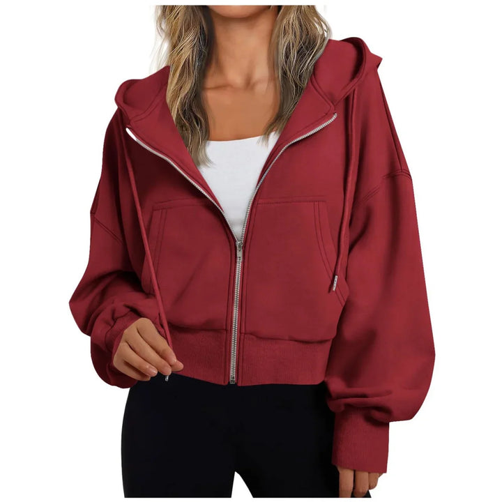 Sweat à capuche femme | Fermeture éclair & capuche
