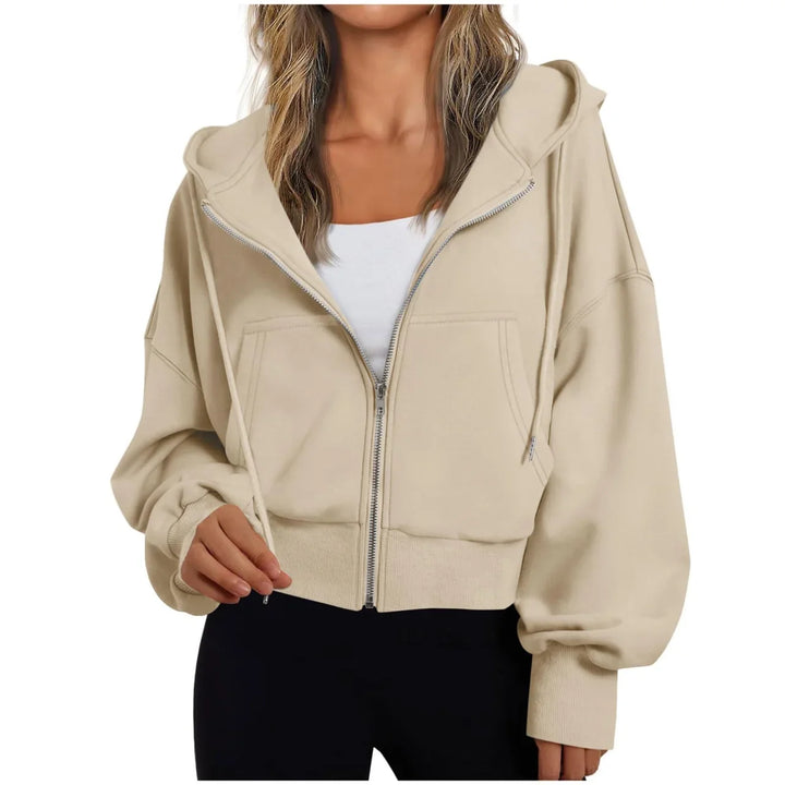 Sweat à capuche femme | Fermeture éclair & capuche