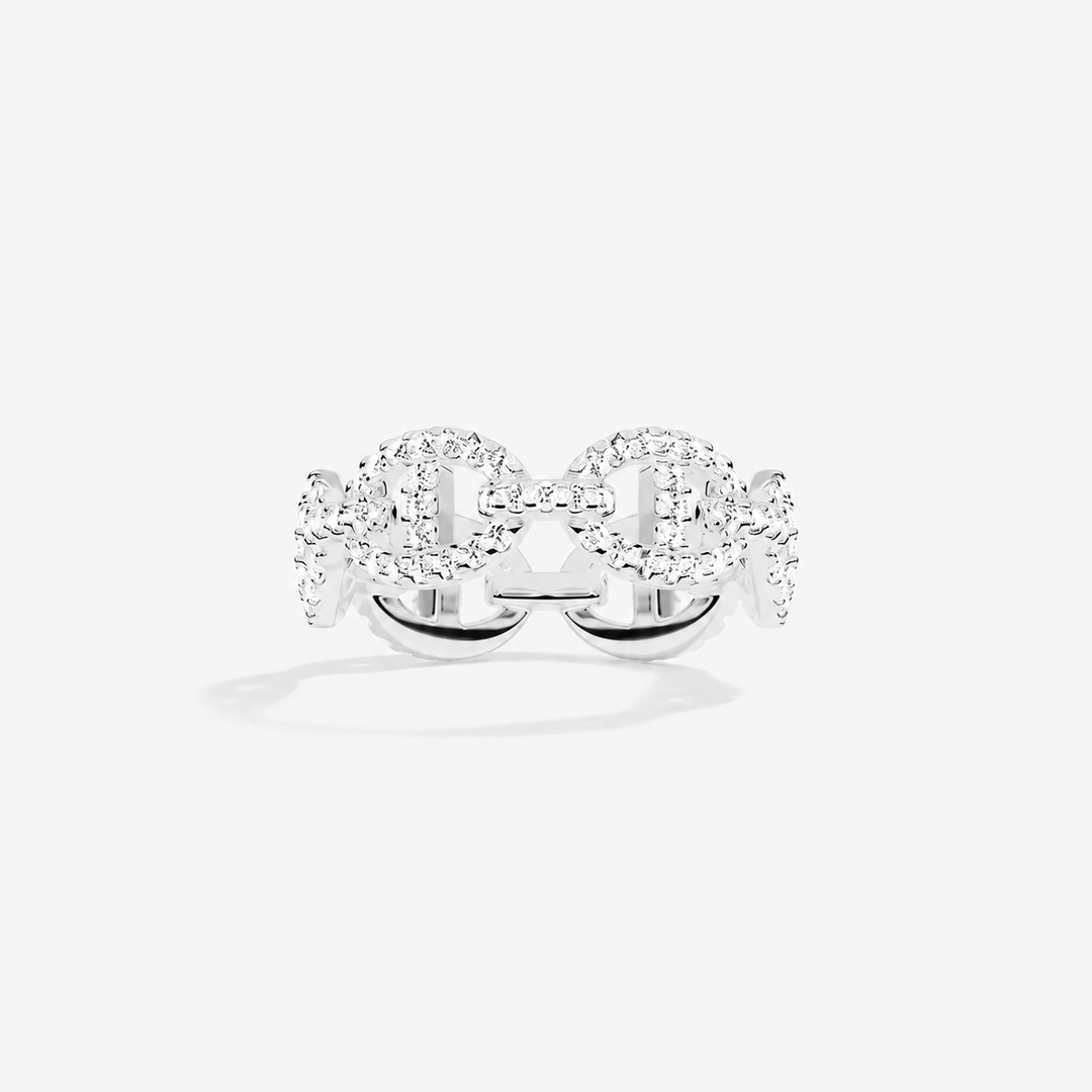 Bague Isaline Marina | Or blanc