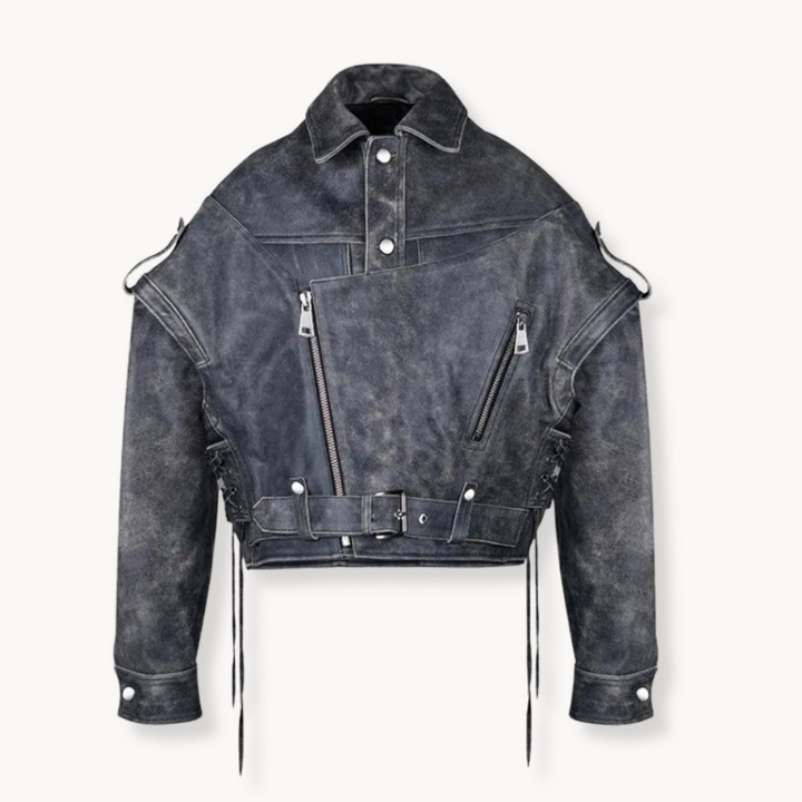 Veste Femme | Courte & Rock dans un Look Usé