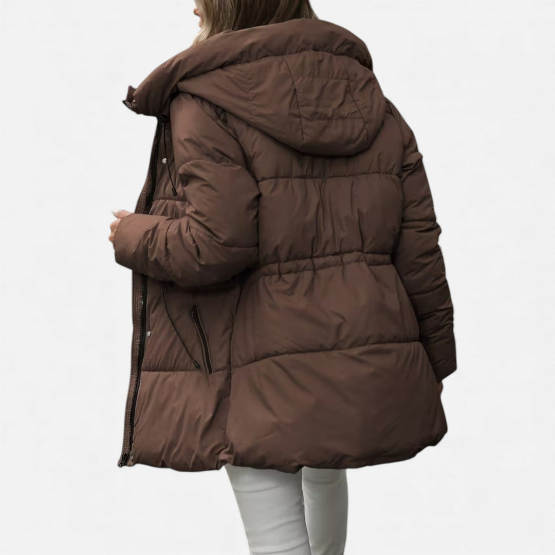 Veste Femme Longue | Capuche & Cordon Ajustable