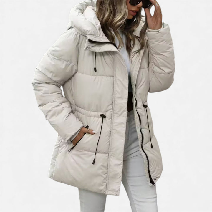 Veste Femme Longue | Capuche & Cordon Ajustable