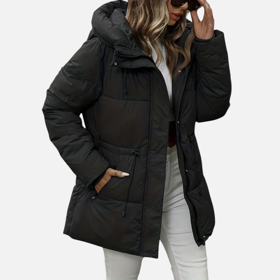 Veste Femme Longue | Capuche & Cordon Ajustable