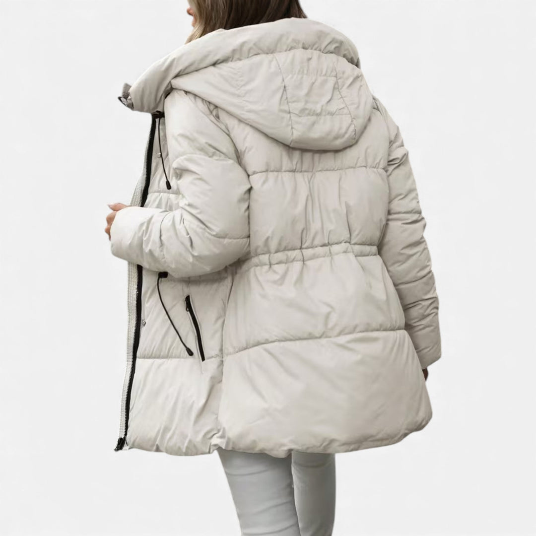 Veste Femme Longue | Capuche & Cordon Ajustable