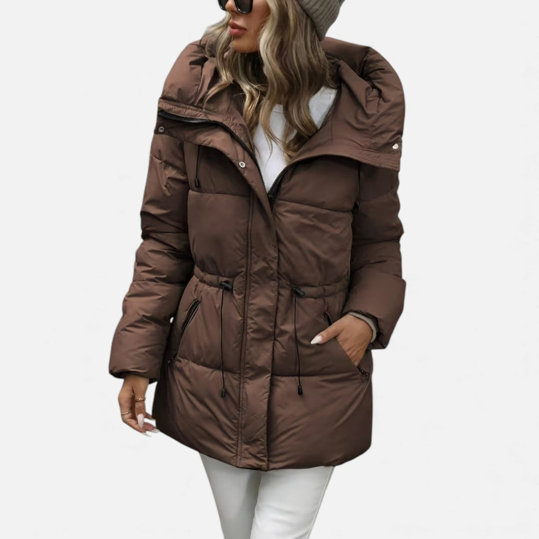 Veste Femme Longue | Capuche & Cordon Ajustable