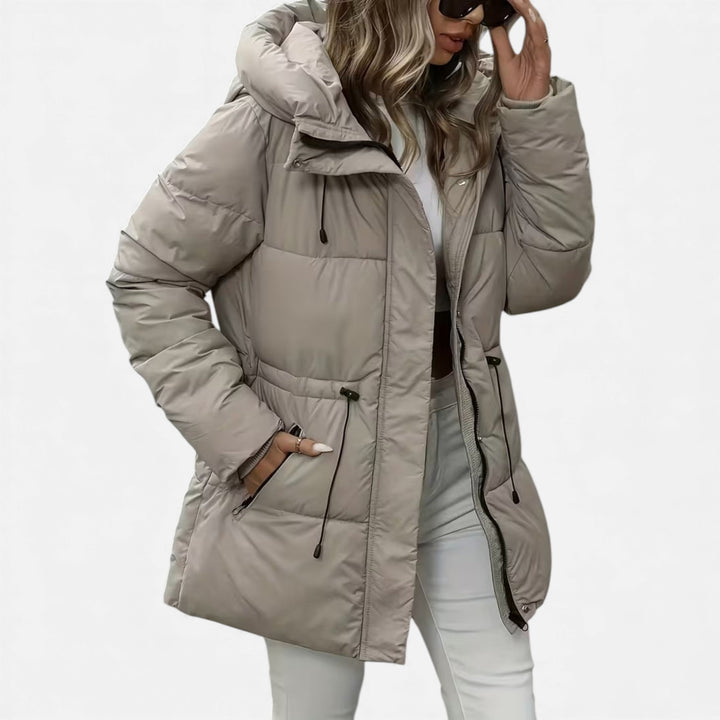 Veste Femme Longue | Capuche & Cordon Ajustable