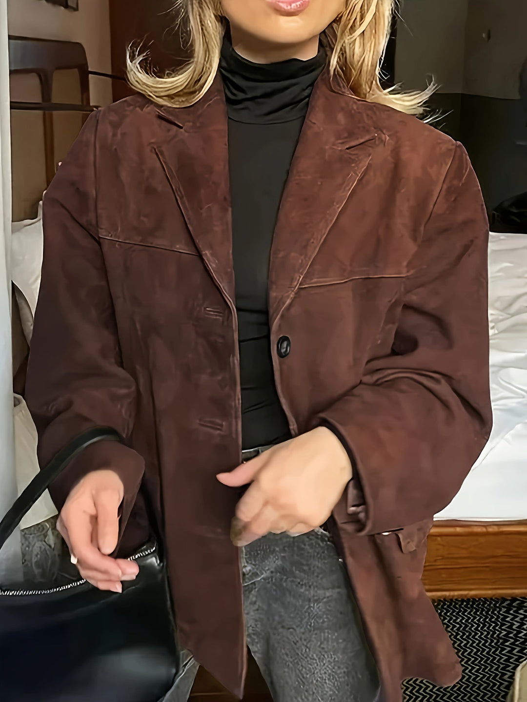 Veste Femme | Col Revers & Patte de Boutonnage