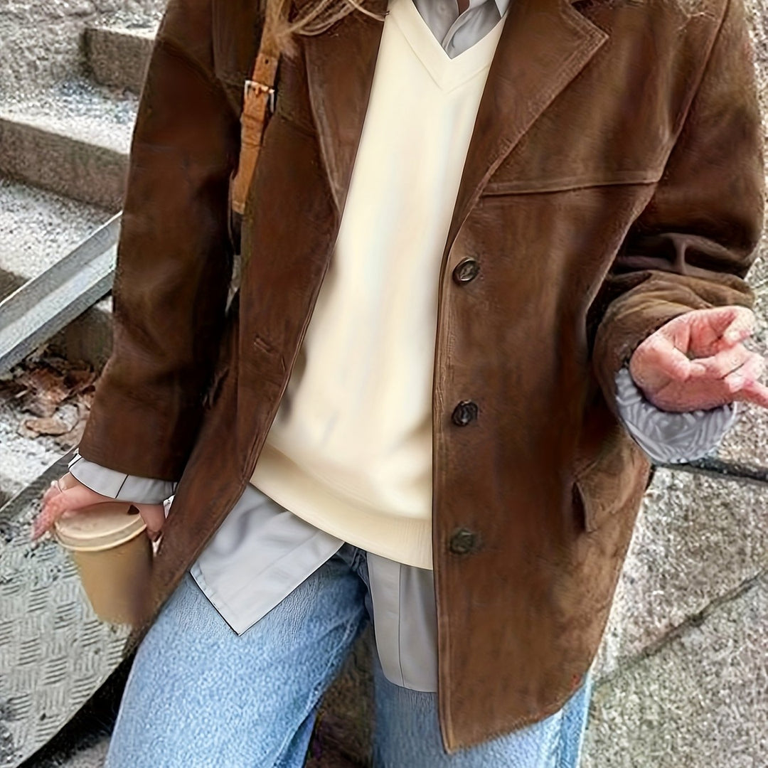 Veste Femme | Col Revers & Patte de Boutonnage