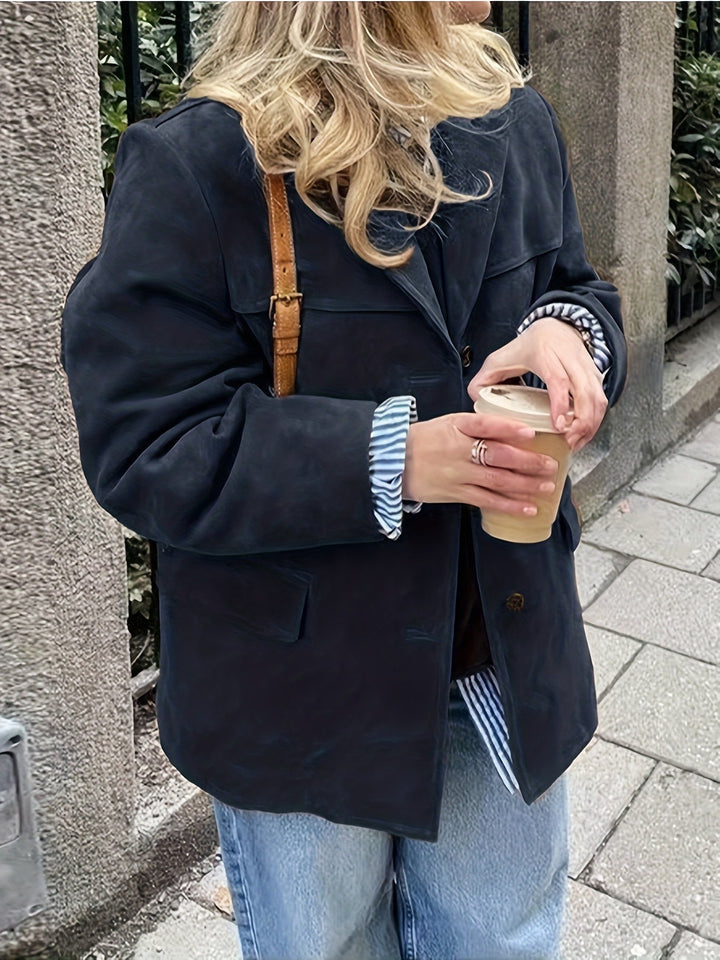 Veste Femme | Col Revers & Patte de Boutonnage