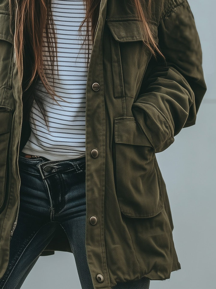 Veste Femme | Robuste & Décontractée dans le Style Utility