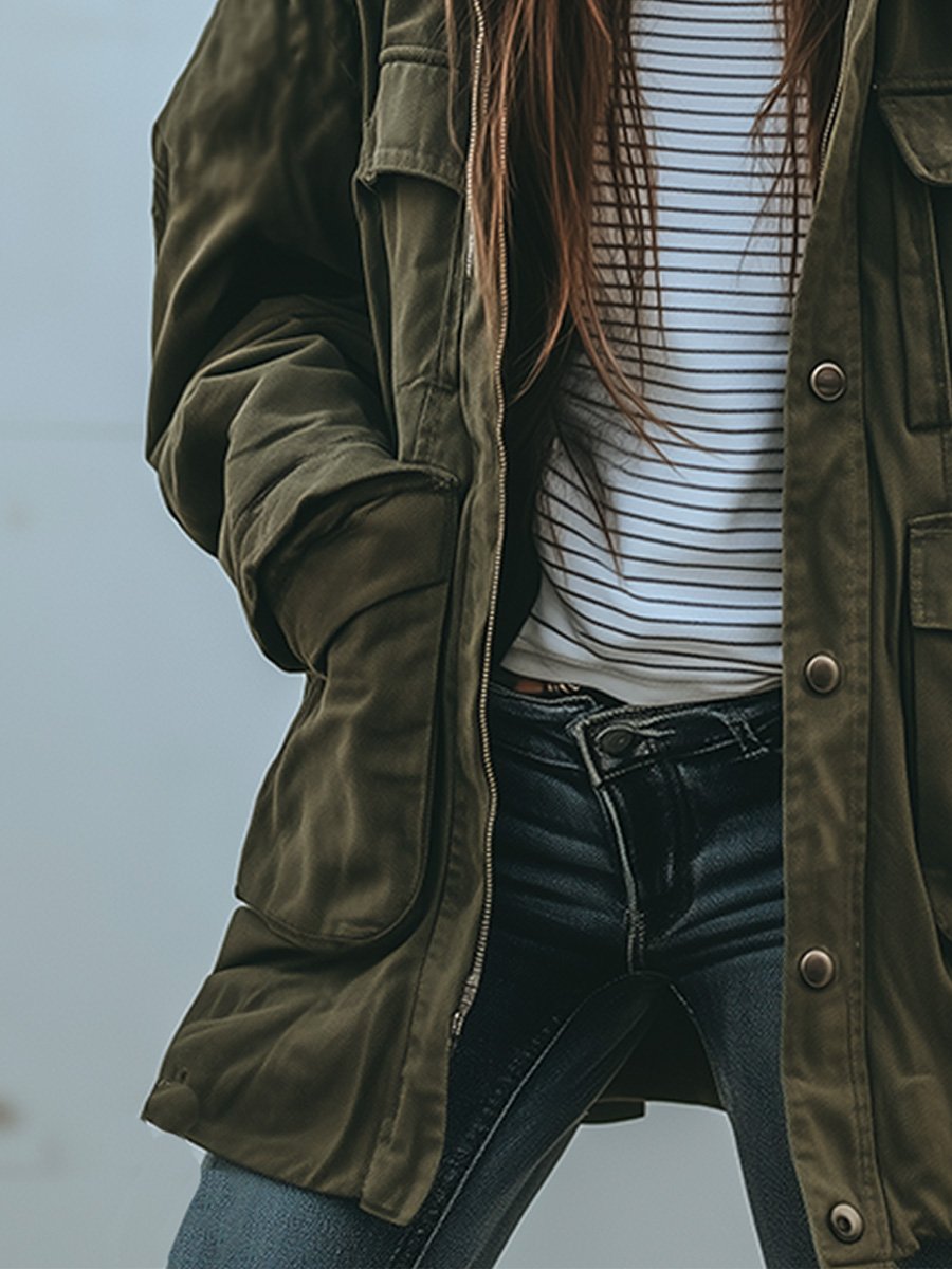Veste Femme | Robuste & Décontractée dans le Style Utility