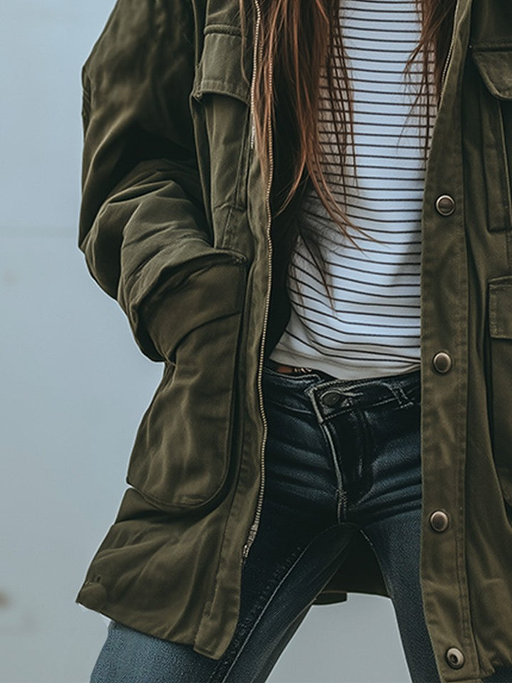 Veste Femme | Robuste & Décontractée dans le Style Utility