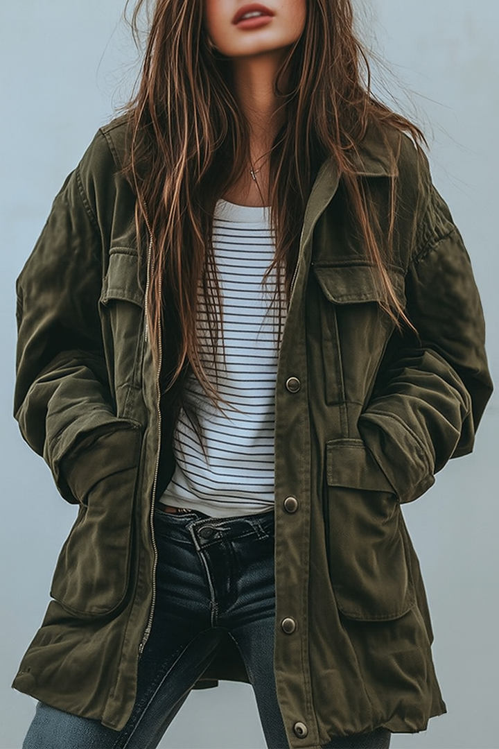 Veste Femme | Robuste & Décontractée dans le Style Utility