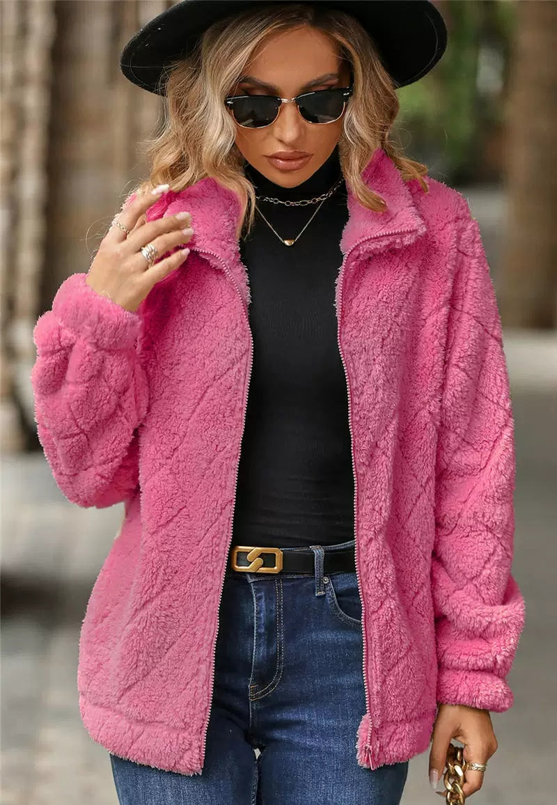 Veste Femme | Col Montant & Poches Pratiques