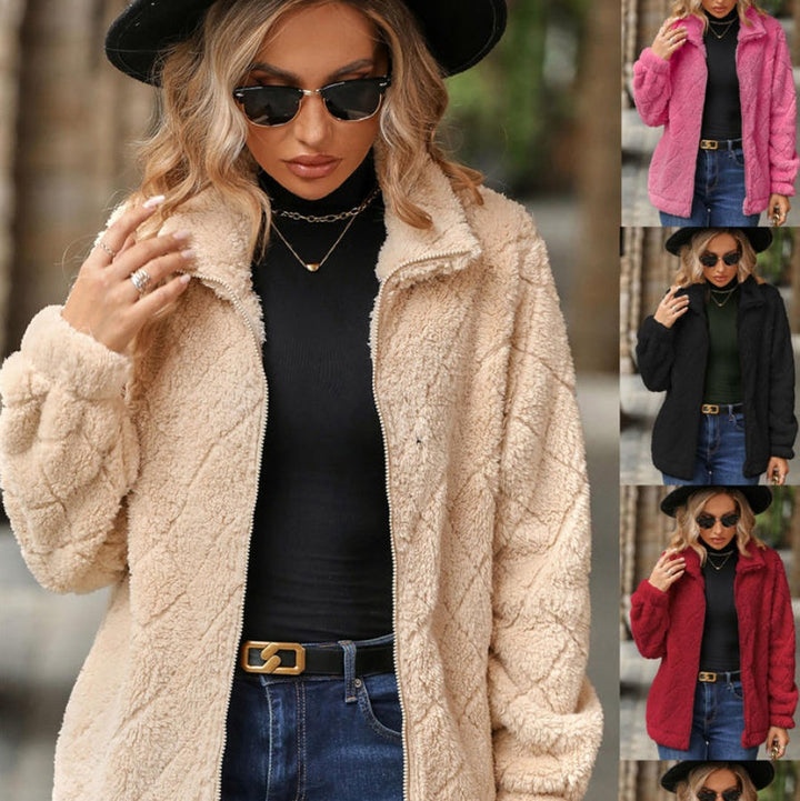 Veste Femme | Col Montant & Poches Pratiques