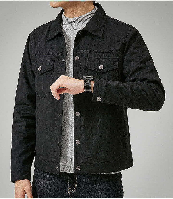 Veste en Jean Homme | Décontractée & Robuste avec Poches Poitrine