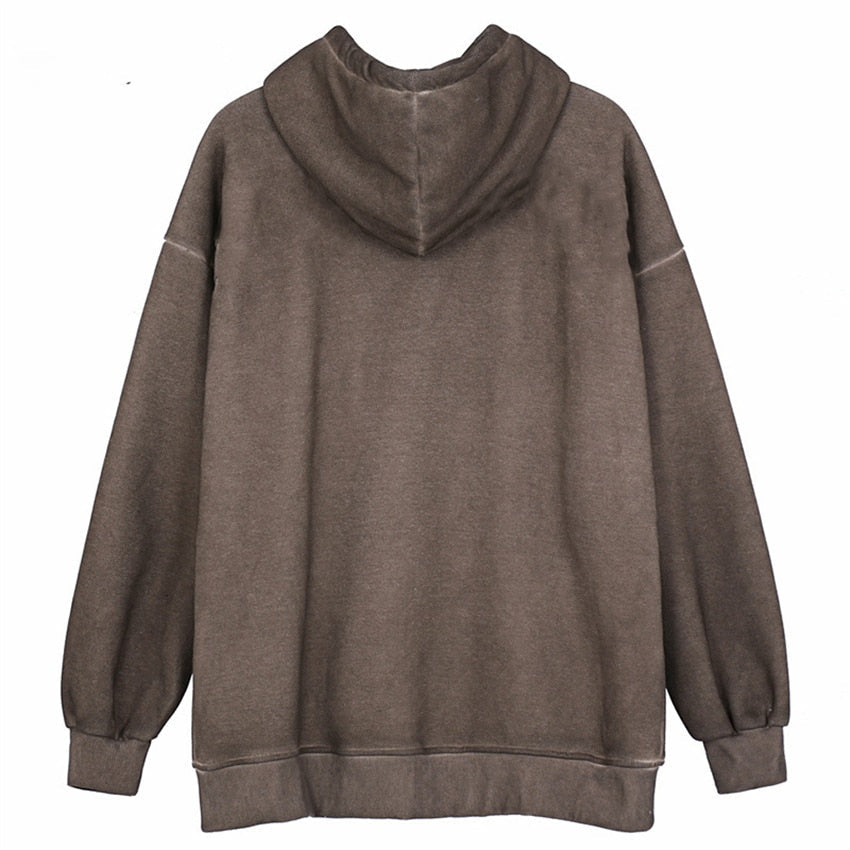 Veste à capuche femme | Zippée avec imprimé statement