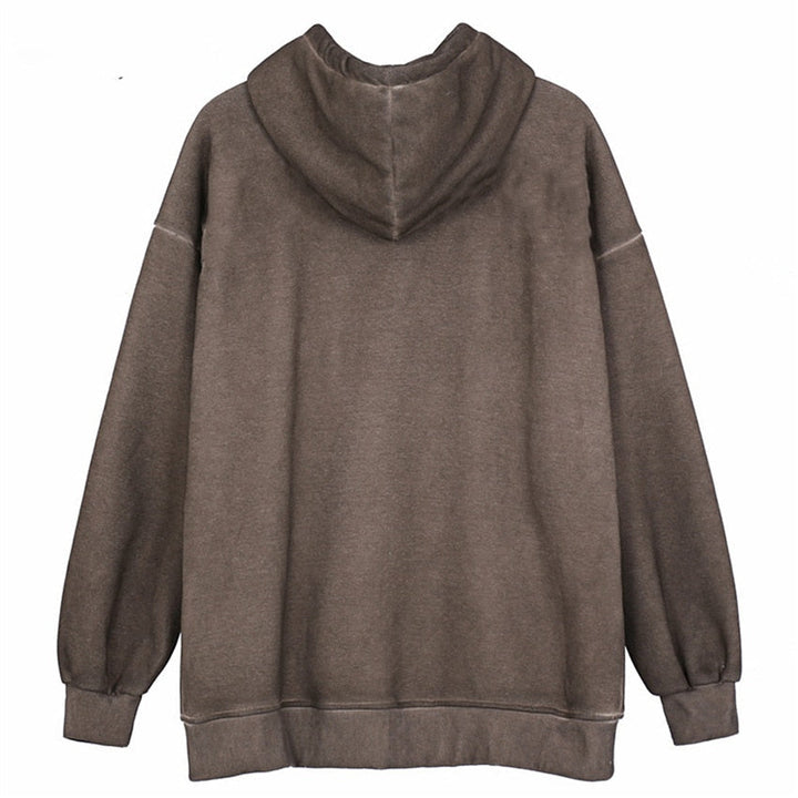 Veste à capuche femme | Zippée avec imprimé statement