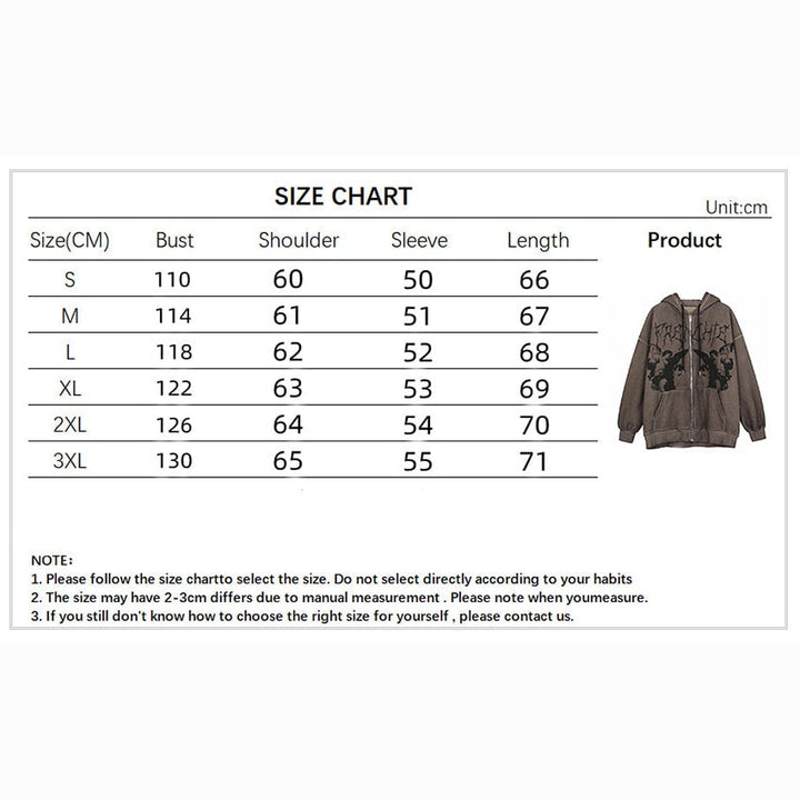 Veste à capuche femme | Zippée avec imprimé statement