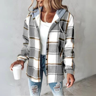 Sweat à capuche Femme | Capuche & Patte de boutonnage