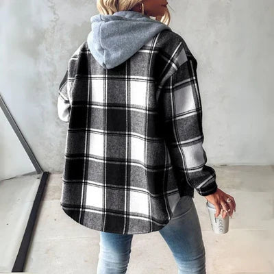 Sweat à capuche Femme | Capuche & Patte de boutonnage