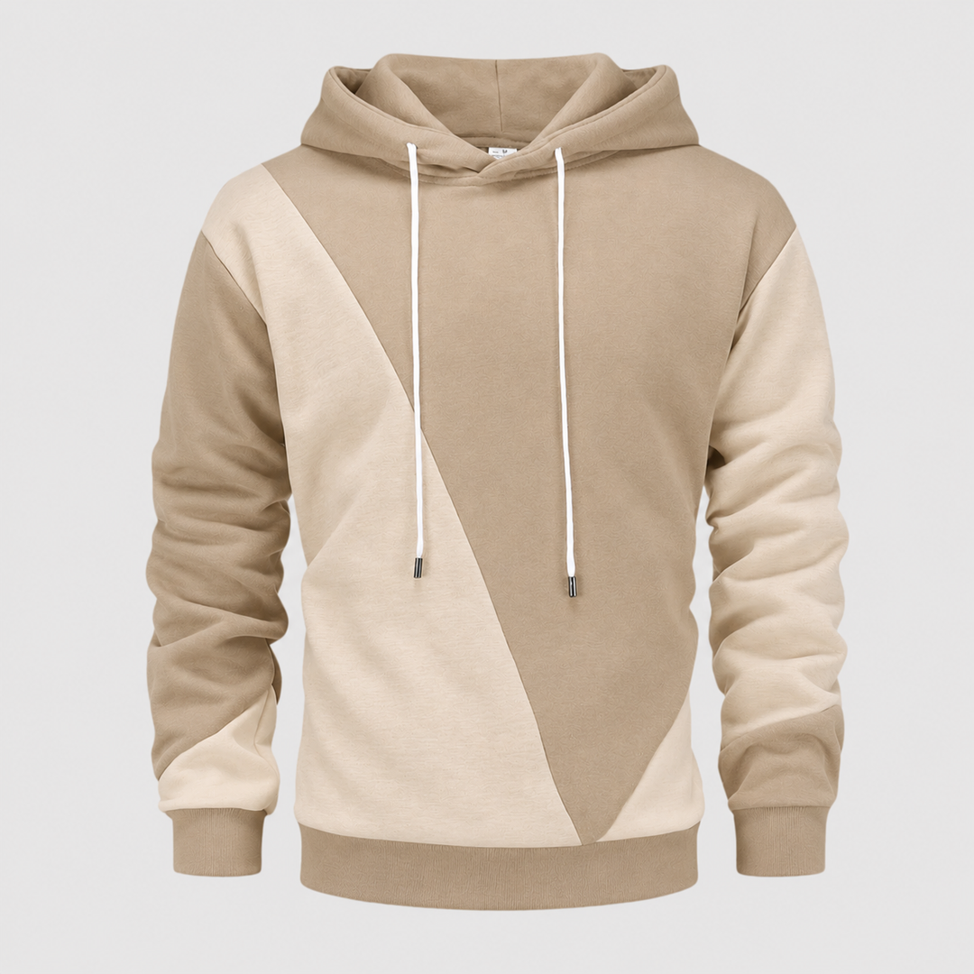 Sweat à capuche homme | Colourblock & Cordons