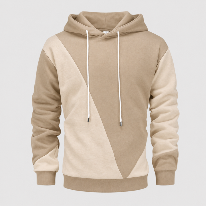 Sweat à capuche homme | Colourblock & Cordons