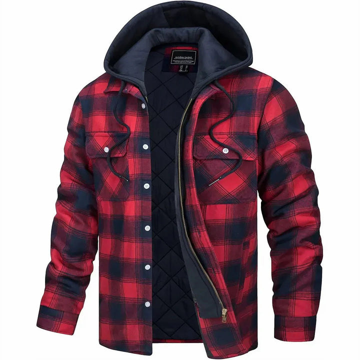 Sweat à capuche homme | Capuche & motif à carreaux