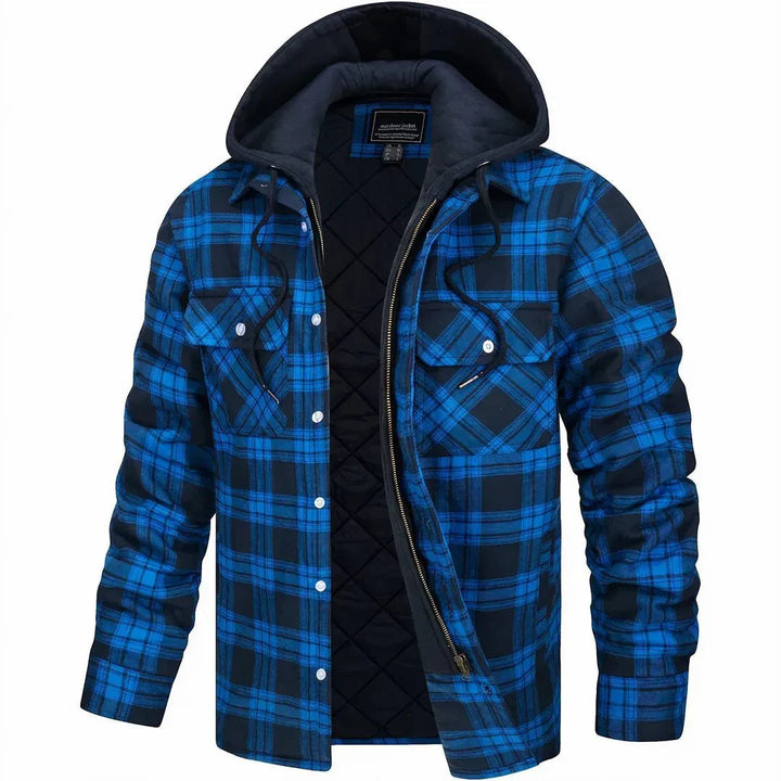Sweat à capuche homme | Capuche & motif à carreaux