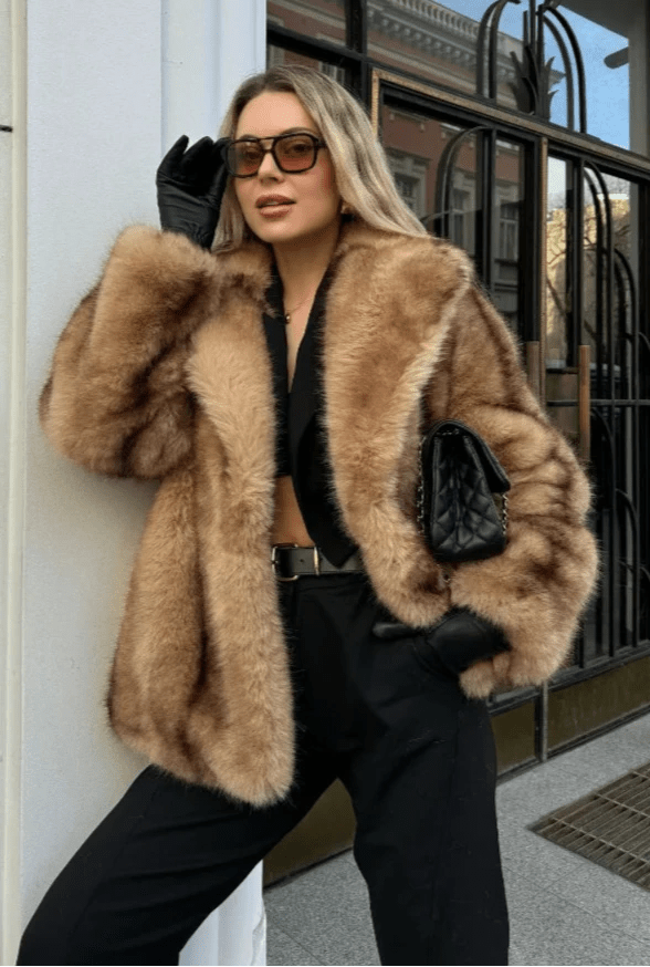 Veste en fausse fourrure pour femmes | Douce & Chaleureuse