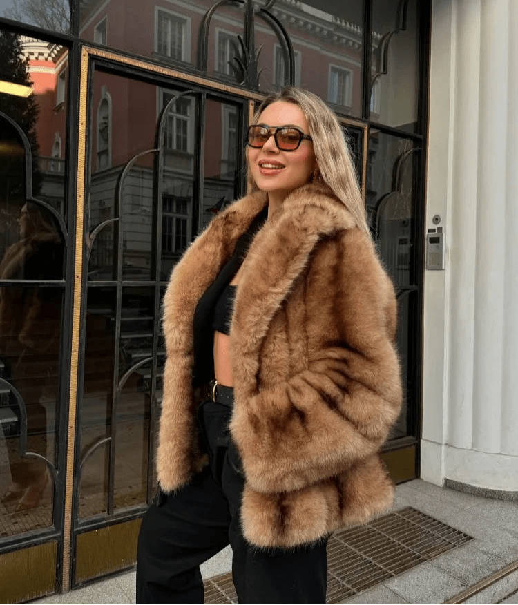 Veste en fausse fourrure pour femmes | Douce & Chaleureuse